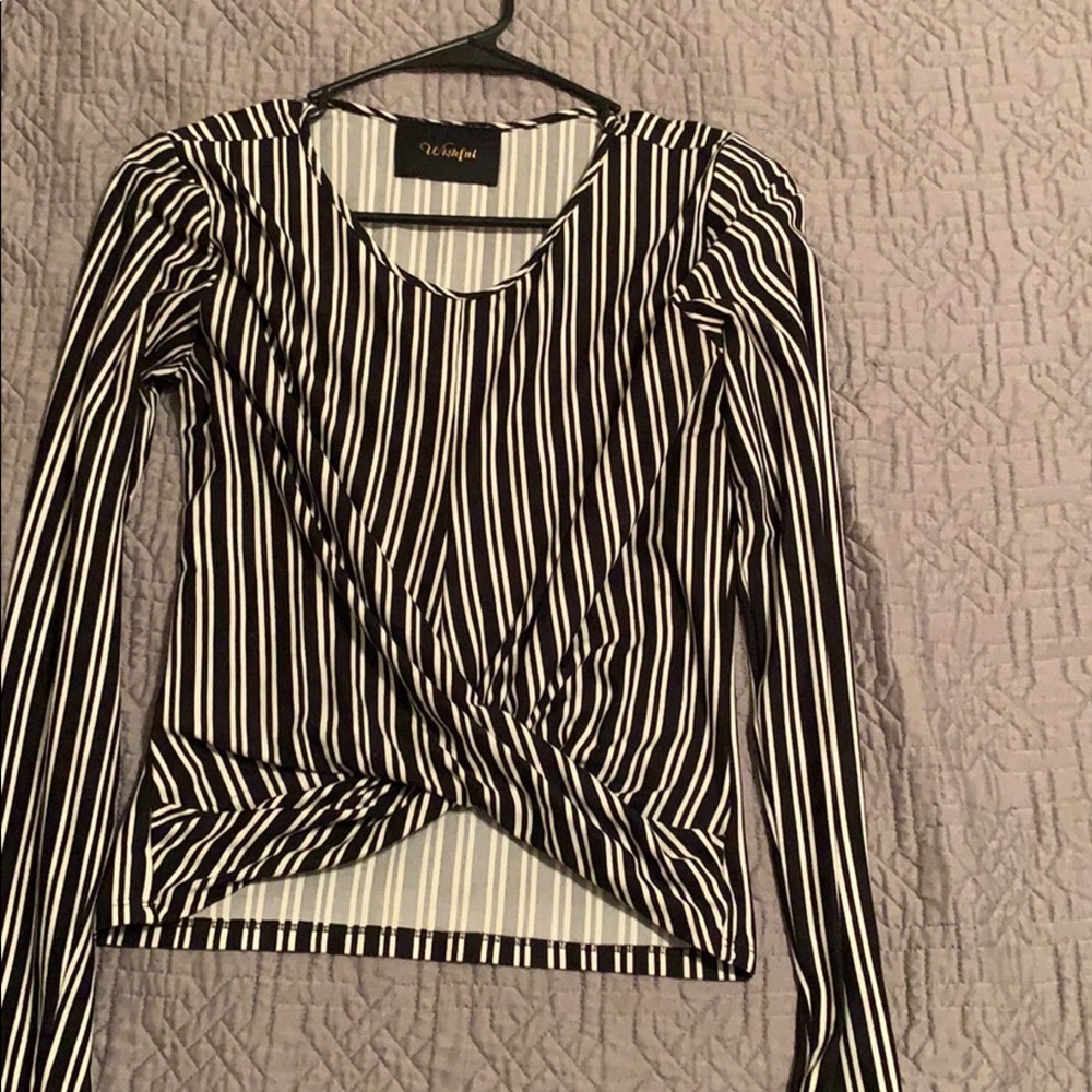 Long sleeve striped shirt